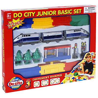Железная дорога "Do City Junior", 42 элемента комплект) Состав 42 элемента набора инфо 10859a.