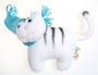 Авторская игрушка "Белый кот" - Ручная работа радостные улыбки! Автор Анна Дубровина инфо 2593j.