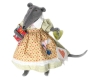Авторская игрушка "Мышка-хозяюшка Берегиня" - Ручная работа материалы, размер и год создания инфо 2603j.