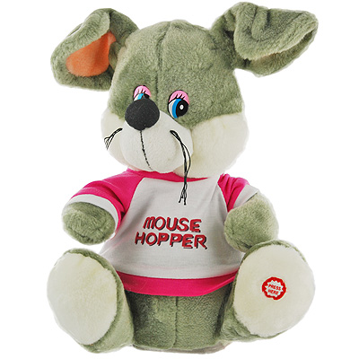Мышонок, цвет: светло-серый Анимированная игрушка Эврика 2009 г ; Упаковка: пакет инфо 324l.