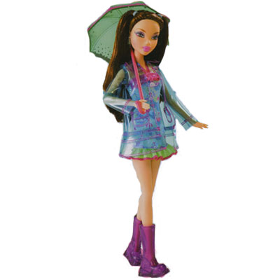 Кукла Barbie: "My scene - Брызги дождя": Chelsea Состав Кукла, зонт, расческа, брелок инфо 2825b.