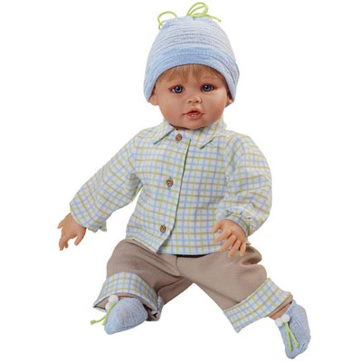 Кукла-мальчик "Боря" Материал: винил, пластик, нейлон, текстиль инфо 11844b.