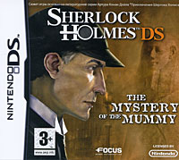 Sherlock Holmes: Mystery of the Mummy (DS) Игра для Nintendo DS Картридж, 2009 г Издатель: Focus Home Interactive; Разработчик: Frogwares; Дистрибьютор: Новый Диск пластиковая коробка Что делать, если программа не запускается? инфо 11852b.