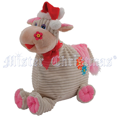 Бычок Мягкая игрушка, цвет: бежевый/розовый, 33 см Серия: Символ 2009 года инфо 13832b.