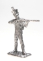 Рядовой линейной пехоты в момент стрельбы стоя, 1812 г , Франция Оловянная миниатюра Авторское литье Авторская работа Мастерская "Чекан" 2009 г инфо 921c.