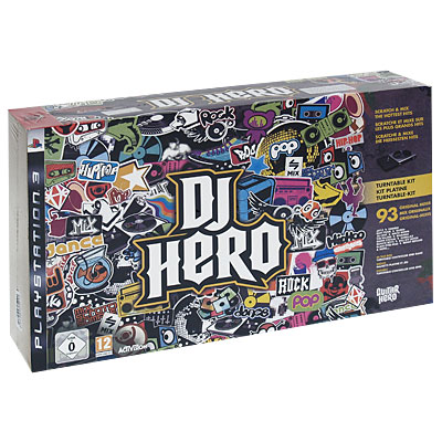 DJ Hero Turntable Kit (игра + проигрыватель виниловых пластинок со звуковым пультом) (PS3) Серия: DJ Hero инфо 2706a.