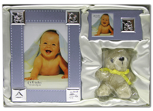Подарочный набор детских рамок, голубой Фоторамка Pioneer 2006 г ; Упаковка: подарочная коробка инфо 8972c.